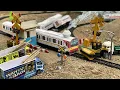 Download Lagu Drama Merakit Kereta Listrik KRL Beruap Anjlok Terguling Tabrak Truk Silinder Di Diorama Alam
