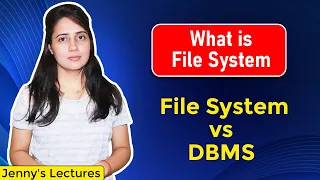 Lec 2 File processing system in dbms Disadvantages of file system File System vs DBMS