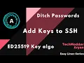 SSH with ED25519 ultimate security key easy tutorial Ditch RSA