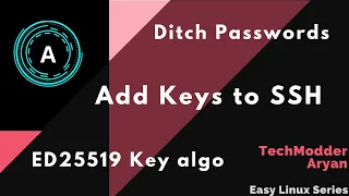 SSH with ED25519 ultimate security key easy tutorial Ditch RSA