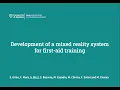 Development of a mixed reality system for first-aid training