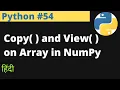 Pythan Copy and View on Array in NumPy Hindi EasyExamNotes com Jayesh Umre