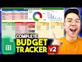 How to Make a COMPLETE Budget Tracker in Google Sheets v2 TUTORIAL