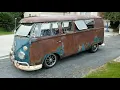 VW KOMBI UPDATE AND WALK AROUND SPLIT BUS PHILA TV