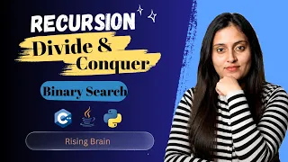 Divide and Conquer Explained Binary Search Recursion Pattern