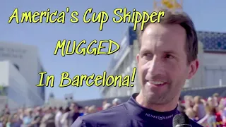 MUGGED! Sir Ben Ainslie Robbed of his ROLEX at knifepoint on the Public Streets of Barcelona.