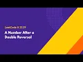 A Number After a Double Reversal - LeetCode 2119