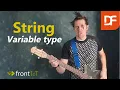 String variable type in DataFlex