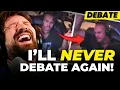 Lagu VeganGains Ragequits Debate And SMASHES His Desk