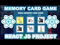 Build A Memory Card Game using REACT JS Tailwind CSS