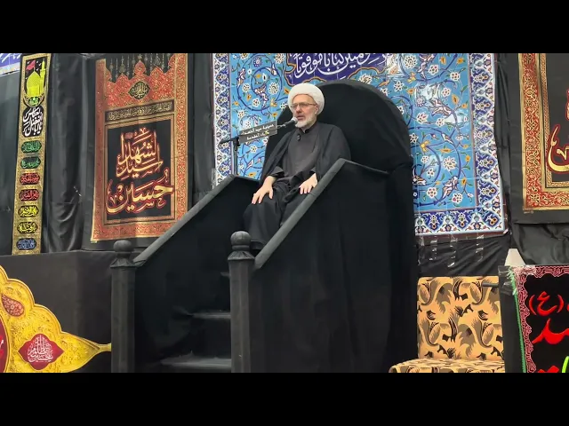 ⁣الليلة الثامنة لمحرم - إشكالية صلح الحسن ومقتل ولده في كربلاء - الدكتور الشيخ إبراهيم العاملي