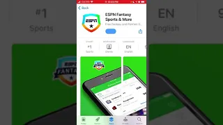 ESPN Fantasy Sports app overview