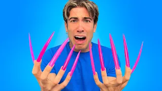 24 HOURS WITH EXTRA LONG NAILS