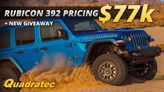 Jeep Rubicon 392 Pricing Revealed at 77 000 - Jeep News