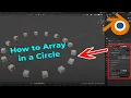 How to Array in a Circle in Blender