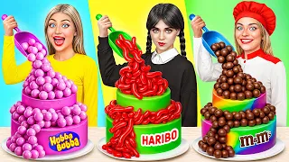 Wednesday مقابل جدتي في تحدي تحضير الطعام أفكار مجنونة للطبخ Bubba DO Challenge 