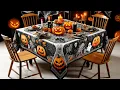 HGXJCLY Halloween Table Decorations Tablecloth Square 60x60 Best Halloween Tablecloth Square