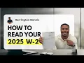 2025 W-2 Tax Form Explained