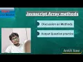 JavaScript Array Methods LIVE In-Depth Explanation Output-Based Interview Questions