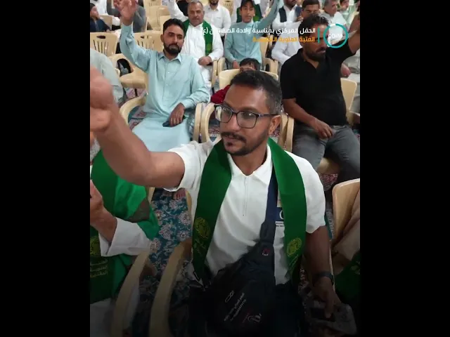 ⁣الاحتفاء بولادة الصادقَينِ (عليهما السلام) في رحاب مرقد المولى أمير المؤمنين (ع)