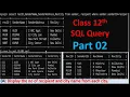 CBSE Board SQL SQL 5 Marks Question CBSE class-12 Previous year questions and answers Part 02