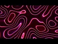 4K Hypnotic Neon Wave Pink Red Abstract Screensaver 2-Hour Seamless Loop