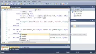 Visual Basic Tutorial 57 Calculator Part 4