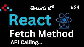 Fetch Method in React Learn how to Fetch Data from API Telugu