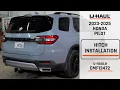 2023-2025 Honda Pilot U-Haul Trailer Hitch Installation CMF13472
