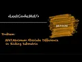Minimum Absolute Difference in Sliding Submatrix LeetCode 3567 - Python