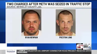 2 charged after Berkeley Co deputies seize 2 pounds of meth during traffic stop