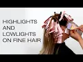 Highlights and Lowlights on Fine Thin Hair How to Add Fullness with Hair Color Kenra Color