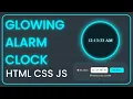How to Make Animated Alarm Clock with Alarm Feature JavaScript Project