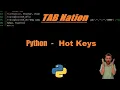 Python - Hot Keys
