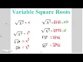 Algebra Concepts 10-2 Simplifying Radical Expressions