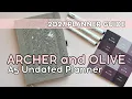 Archer Olive Undated Planner Review 2027 Planner Guide