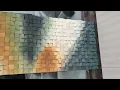 Elevate Your Space with Stunning 3D Wooden Mosaic Art - Custom Colors Sizes Available