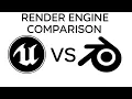 Unreal Engine 5 Lumen vs Blender Cycles vs Blender Eevee
