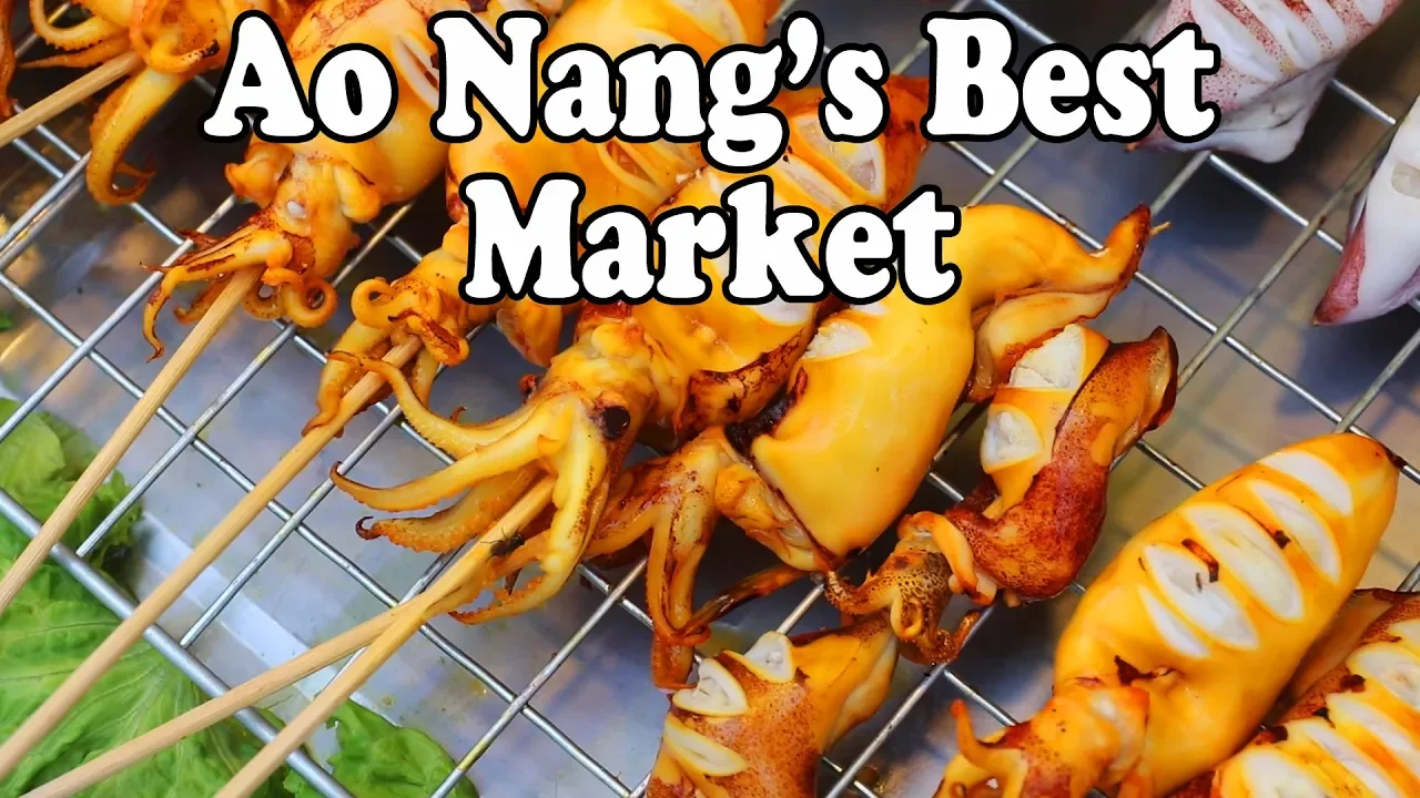 Ao Nang Markets: The Best Market in Ao Nang. Thai Street Food in Ao Nang Krabi Thailand