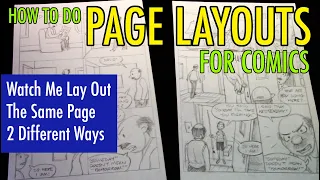 Comic Page Layouts: 2 Different Methods