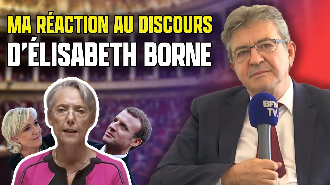Ma réaction au discours d'Élisabeth Borne à l'Assemblée nationale