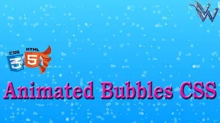 Animated bubbles css With html and Javascript cool css animation By Amazing Techno Tutorials