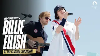 Billie Eilish at the Closing Ceremony