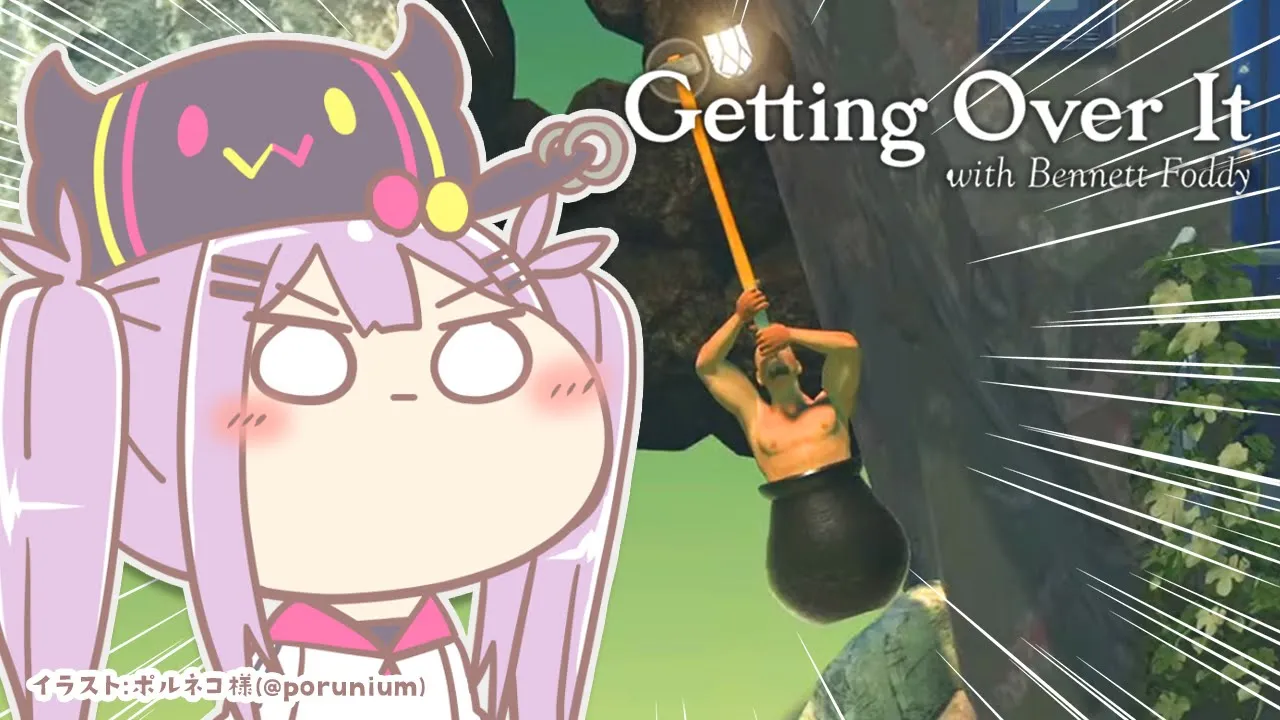 【Getting Over It】メンタル【常闇トワ/ホロライブ】