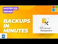 Master SQL Server Backup in Minutes Full Diff Log DBA Tips