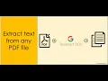 Extract text from Any PDF File even scanned ones using OCR pytesseract in 3 SIMPLE STEPS