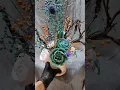 Download Lagu Soy wax flower bouquet: green-and-white theme scented candle