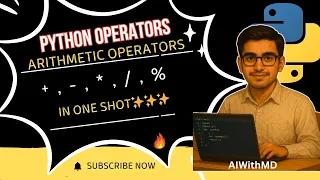 Python Operators Explained in 10 Minutes Beginner to Pro Arithmetic operators in python