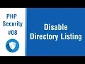 PHP Security Tips In Arabic - Disable Directory Listing With Htaccess
