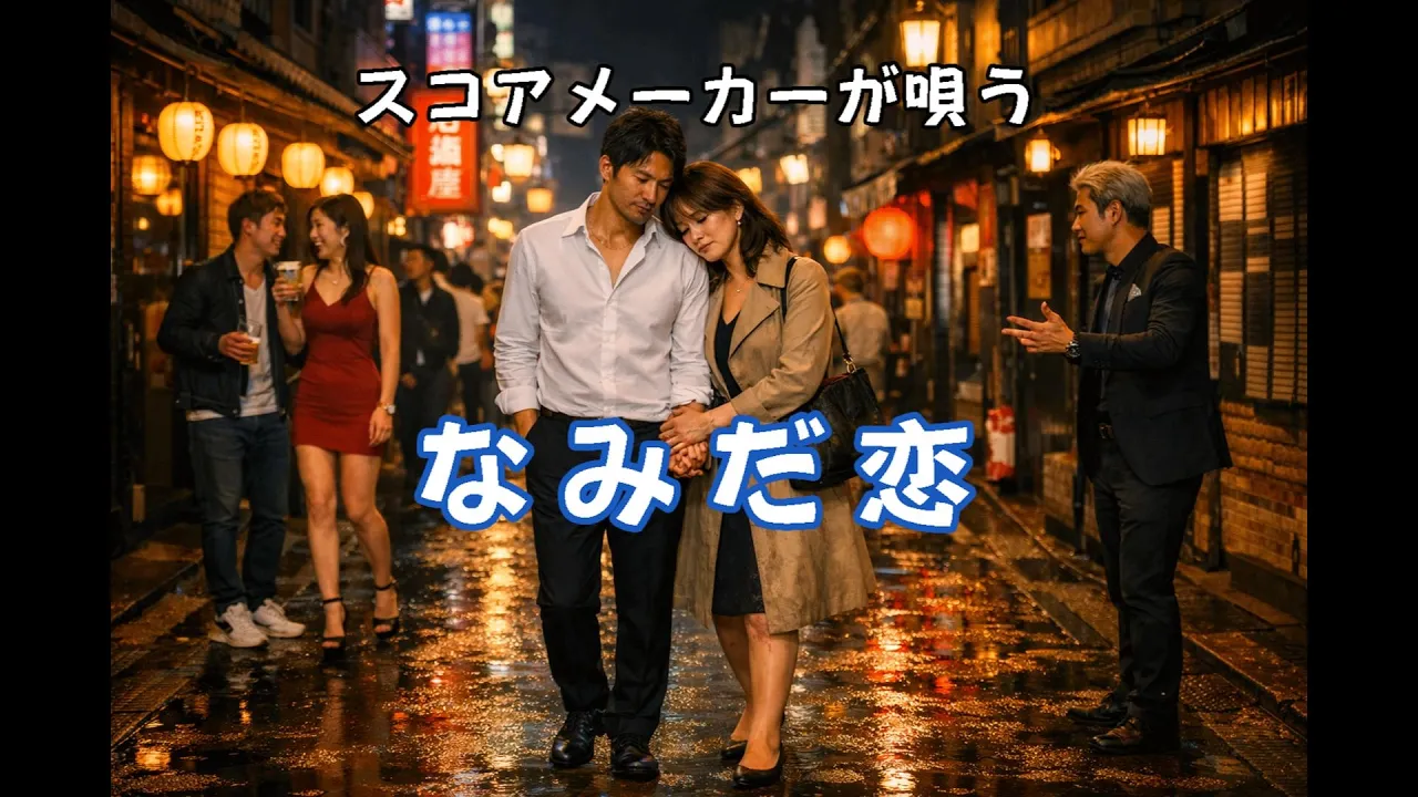 【昭和歌謡】なみだ恋（スコアメーカー・歌唱＆フルスコア）